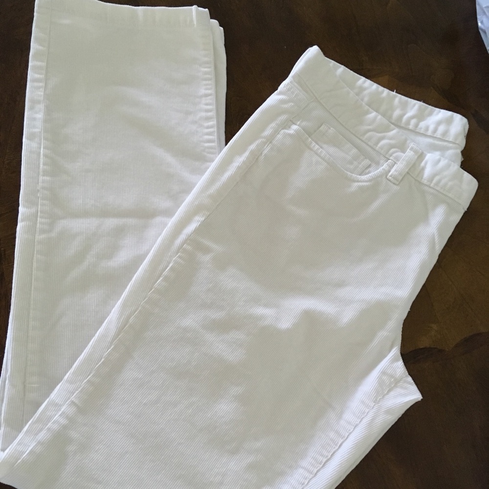 J. CREW Ivory Cords - 32
